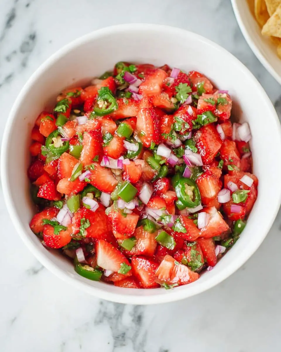 Strawberry Jalapeño Salsa 1 Strawberry Jalapeño Salsa ingredients and preparation
